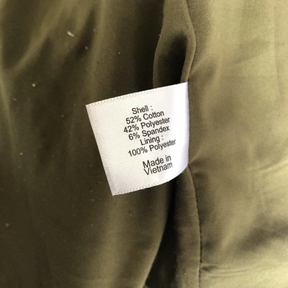 Lane Bryant Single Button Blazer Green Business Office Work Wear Plus Size 22/24 - Picture 7 of 7